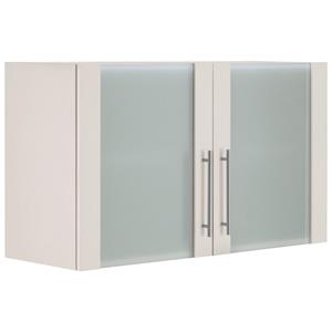 Wiho Küchen Hangend kastje met glasdeur Cali Front met glasinzet