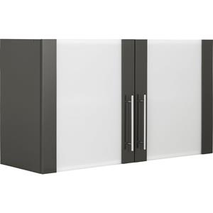 Wiho Küchen Hangend kastje met glasdeur Cali Front met glasinzet