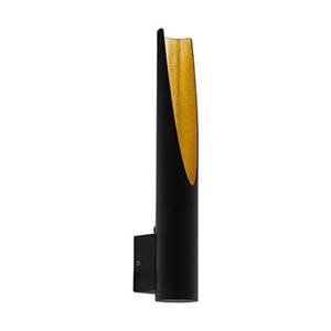 EGLO  San Cono - Wandlamp 1 lichts zwart | goud