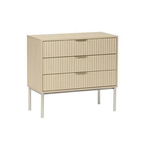 Sweeek  Commode met hout- en metaaleffect, 3 laden