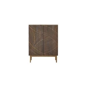 Tikamoon  Bilal - Dressoir van massief mangohout en terrazzo 80 cm
