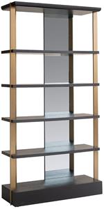 Richmond Interiors Richmond Wandkast Rigley Met spiegel, 218 x 112cm - Goud