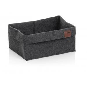 Kela  Mand, 26 x 19 cm, Vilt, Donkergrijs -  | Fay