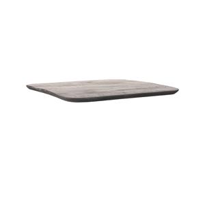 Het Steigerhouthuis LABEL51 Eetkamertafel Tafelblad Sloppy Edge - Zwart - Mangohout - 70 cm Sloppy