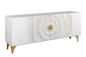 Invicta Interior Dessoir GOLDEN SUNSET 180cm 3D mango hout wit - 45642