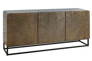 Invicta Interior Dessoir SNAKE 160cm zwart bruin mango hout - 44656