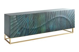 Invicta Interior Dessoir SCORPION 180cm 3D mango hout turquoise goud - 45644