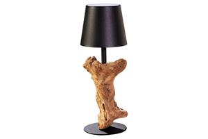 Invicta Interior LampenkLED-batterijtafellamp HYPNOTIC TO GO 30cm zwart naturel rechargeable w/ touch dimmer cable-free - 44098