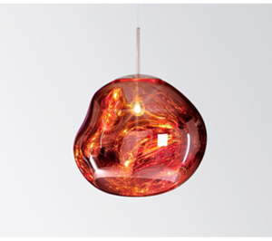 Sanimex NJOY hanglamp glas 27cm rosé goud