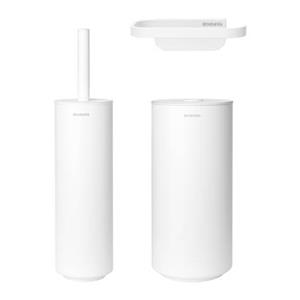 Brabantia MindSet toiletaccessoires, set van 3 - Mineral Fresh White