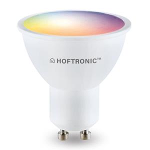 HOFTRONIC SMART GU10 SMART LED Lamp - Wifi & Bluetooth - 4,8 Watt 345lm - 38° - Dimbaar via app