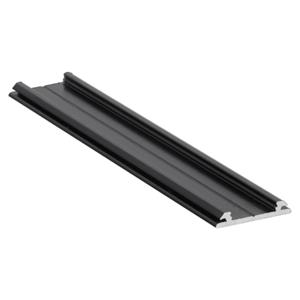 Buigbaar Aluminium Profiel Zwart voor 230V Ledstrip 10 cm - Arc 12 - 20x3,3mm - 1 meter