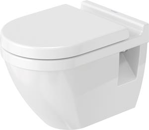 Duravit Starck 3 hangend toilet met softclose zitting wit glans