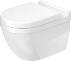 Duravit Starck 3 randloos toilet wit glans