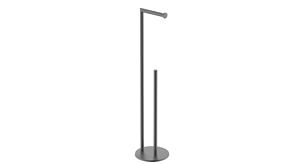 Sanifun vrijstaande toiletrolhouder met reserverolhouder Jessie Gunmetal 710