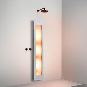 Sunshower Round One Large White infraroodlamp 33x185x10cm opbouw