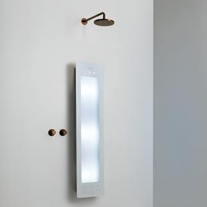 Sunshower Round Plus Medium White infraroodlamp en UV 33x140x10cm opbouw