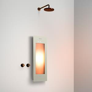 Sunshower Round One Small Sand White infraroodlamp 33x95x10cm opbouw