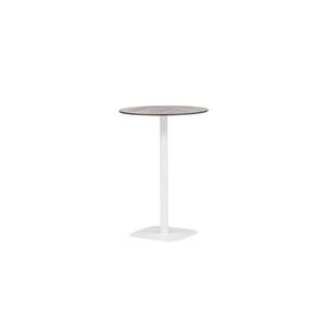 Fjôrd  Bartafel Wit Ø70cm - Staal - Milano