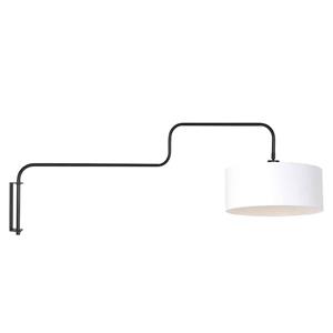 Steinhauer Wandlamp Bloeba zwart met wit 4173ZW
