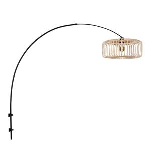 Steinhauer Zwarte wandlamp Sparkled Light bamboe 4151ZW