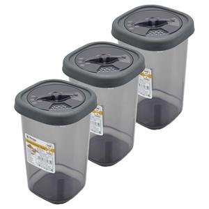 B-Home Kruidenstrooier 350ml - 3x - Met 3 standen - Handige kruidenhouder / voorraadpot -