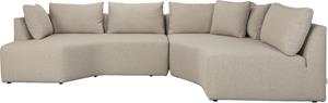 Zuiver Prosper Hoekbank Rechts Cappuccino| Beige
