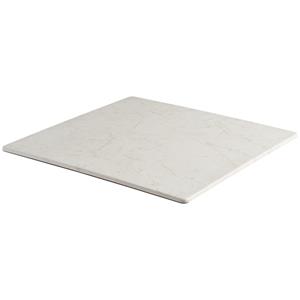 Topalit Tafelblad Finando vierkant; 70x70 cm (LxB); wit/gemarmerd; vierkant
