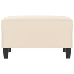 vidaXL Voetenbank 70x55x41 cm microvezelstof beige
