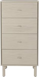 Zuiver Ladekast Morning Acaciahout en rotan, Met 3 laden - Beige