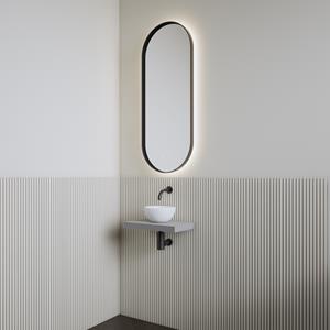 Boss & Wessing Fonteinset | BWS Leto | Planchet Agaat Grijs | Waskom Glans Wit