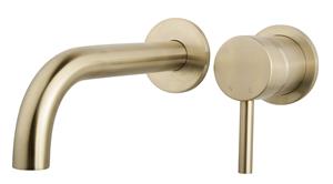 Mueller Gold afbouwdeel voor inbouw wastafel mengkraan geborsteld messing PVD