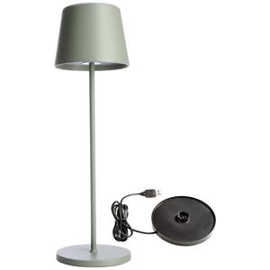 Deko Light 620195 Canis LED-accutafellamp 3.5 W Warmwit Grijs-groen