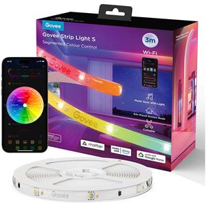 Govee LED Strip Lights Matter ready 3 Meter H612FCD1 LED-strip basisset 230 V, 24 V 3 m RGB 1 stuk(s)