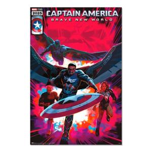 Grupo Erik Poster Captain America Brave New World - Comic 61x91,5cm