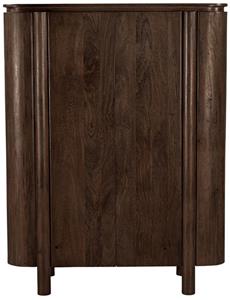 Livingfurn Opbergkast Salano Mangohout, 150 x 115cm - Bruin