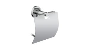 Schutte London toiletpapierhouder met klep chroom
