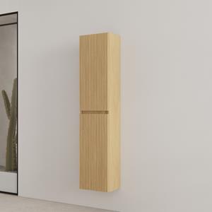 Gliss Design Timotheus kolomkast met ribbelfront 160cm pure