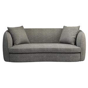 Leen Bakker BANK ENZIO 3,5-ZITS WANDY MEDIUM GREY INCL 2 KUSSENS