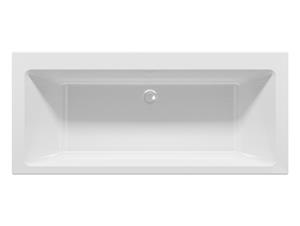 Riho Rethink Wall inbouw ligbad 180x80cm wit glans met Fall overloop