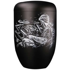 Urnwebshop Design Urn Geschetste Drummer (4 liter)