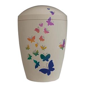 Urnwebshop Design Urn Bonte Vlinders (4 liter)