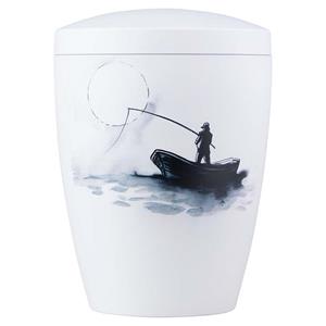Urnwebshop Design Urn Visser op Boot (4 liter)