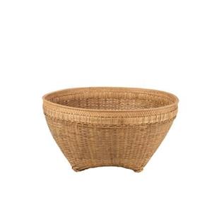 J-Line mand Rond - rotan - naturel - extra large