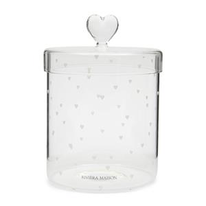 Rivièra Maison Riviera Maison - Sweets Heart Storage Jar - Transparant