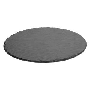 Secret de Gourmet Serveerplankje voor hapjes/fingerfood  - Dia 28 cm - Leisteen - borrelplank - tapasplank -