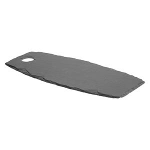 Secret de Gourmet Serveerplankje voor hapjes/fingerfood  - 19 x cm - Leisteen - borrelplank - tapasplank -