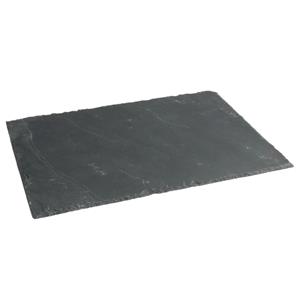 Secret de Gourmet Serveerplankje voor hapjes/fingerfood  - 30 x cm - Leisteen - borrelplank - tapasplank -