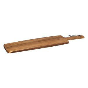 5five Serveerplank voor hapjes/tapas - 18 x 70 cm - acacia hout - borrelplank - Extra groot -