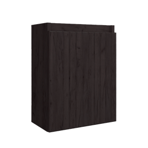 Fontana Bano toiletmeubel ribbelfront kasteel bruin greeploos 38.5x21.5cm